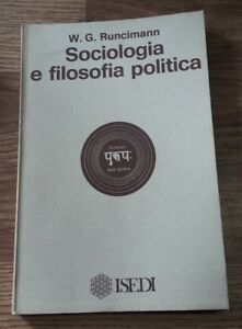 Runcimann - Sociologia E Filosofia Politica - Isedi 1971