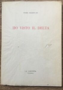 Ho Visto Il Delta Primo Mazzolari La Locusta Vicenza Seconda Edizione 1968