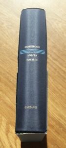 Shakespeare Amleto Macbeth Prima Edizione I Classici Garzanti 1989