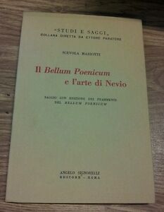 Il Bellum Poenicum E L Arte Di Nevio Studi E Saggi