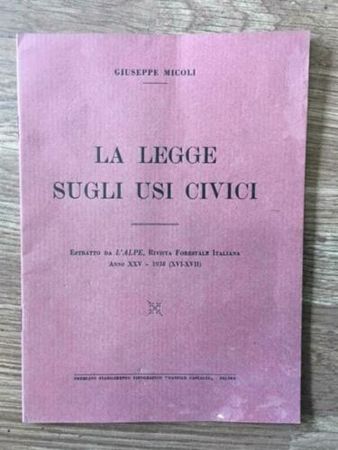 La Legge Sugli Usi Civici