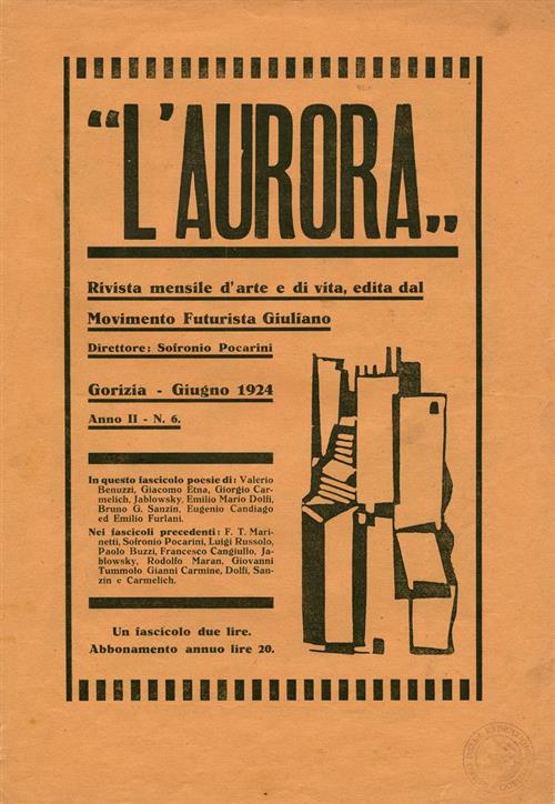 L'aurora Rivista Mensile D'arte E Di Vita