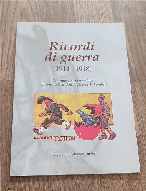 Ricordi Di Guerra 1914-1918 La Prima Guerra Mondiale Nelle Memorie Di Don F. Negri E F. Borghesi