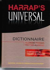 Harrap's Universal Dictionnaire Francais-Allemand