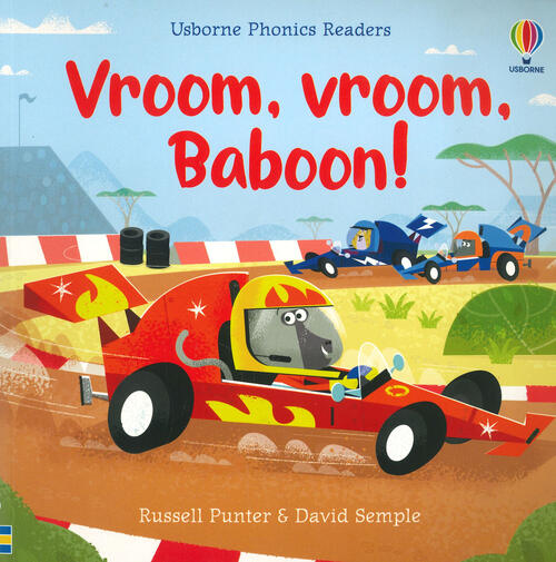 Vroom, Vroom, Baboon! Ediz. A Colori Russell Punter Usborne 2024