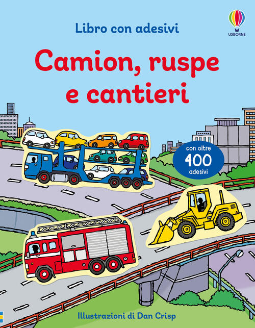 Camion, Ruspe E Cantieri. Con Adesivi Sam Taplin Usborne 2024