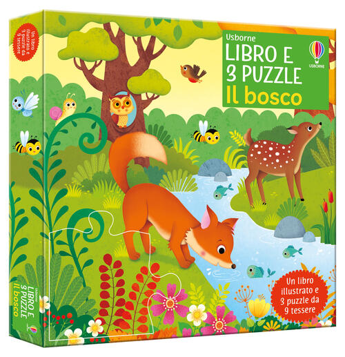 Il Bosco. Con 3 Puzzle Sam Taplin Usborne 2024