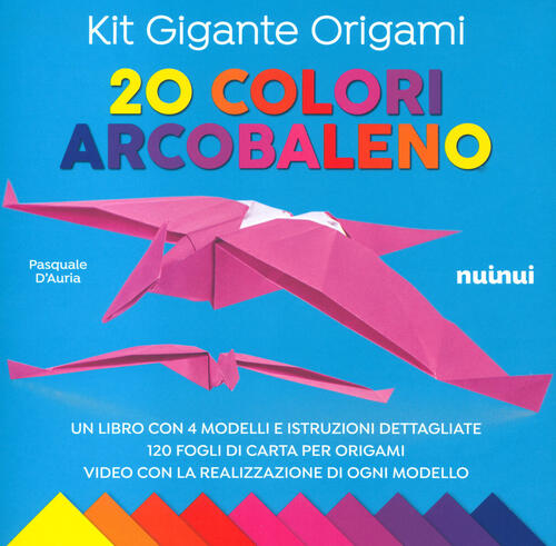 Kit Gigante Origami. 20 Colori Arcobaleno