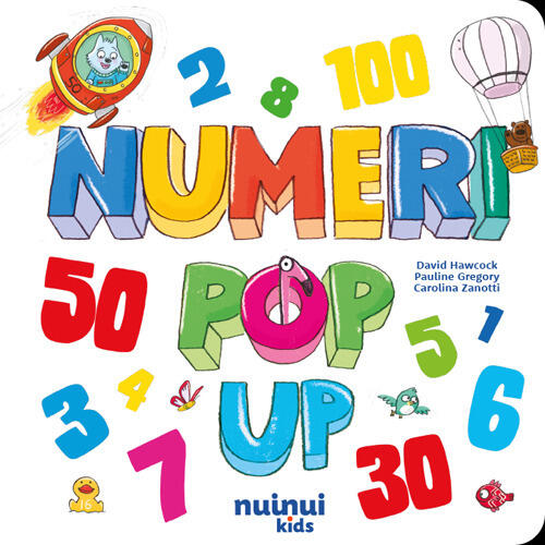 Numeri. Libro Pop Up David Hawcock Nuinui 2024