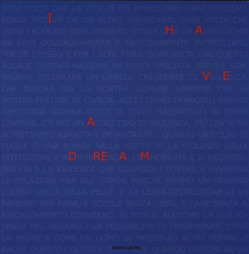 I Have A Dream. 50 Artisti Piu Uno A Sostegno Dei Diritti Umani. Catalogo Della Mostra Milano