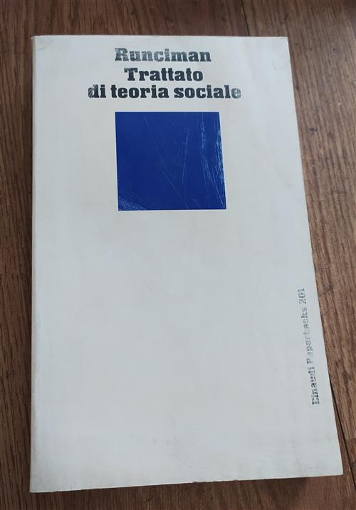 Trattato Di Teoria Sociale. Metodologia