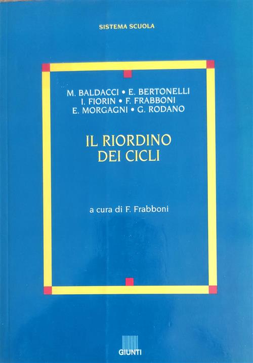 Il Riordino Dei Cicli