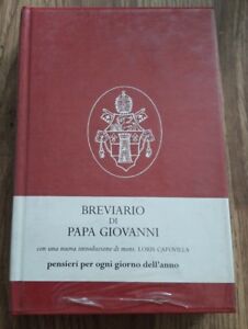 Breviario Di Papa Giovanni Pensieri Per Ogni Giorno Dell'anno Garzanti