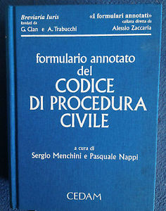 Formulario Annotato Del Codice Di Procedura Civile