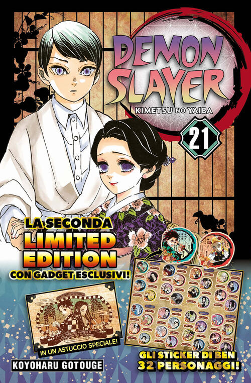 Demon Slayer. Kimetsu No Yaiba. Limited Edition. Con Adesivi. Vol. 21 Koyoharu