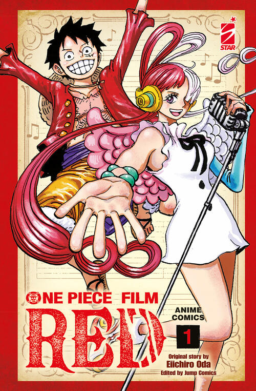 One Piece Film Red. Anime Comics. Vol. 1 Eiichiro Oda Star Comics 2024