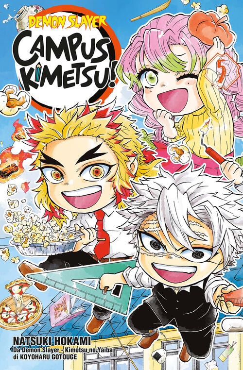 Demon Slayer. Campus Kimetsu!. Vol. 5 Koyoharu Gotouge Star Comics 2024