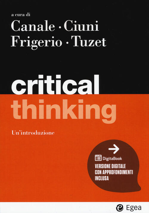 Critical Thinking Damiano Canale, Roberto Ciuni Egea 2021