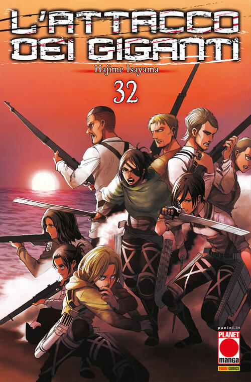 L' Attacco Dei Giganti. Vol. 32 Hajime Isayama Panini Comics 2021