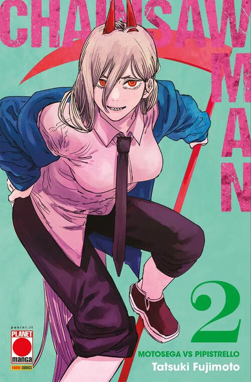 Chainsaw Man. Vol. 2: Motosega Vs Pipistrello Tatsuki Fujimoto Panini Comics 2