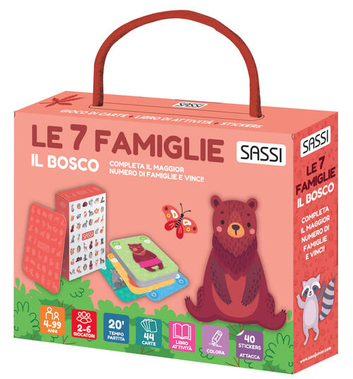 Il Bosco. Le Sette Famiglie. Carte Da Gioco. Ediz. A Colori. Con 40 Stickers.