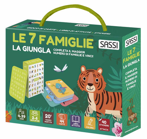 La Giungla. Le 7 Famiglie. Valigetta Con Carte E Stickers. Ediz. A Colori. Con