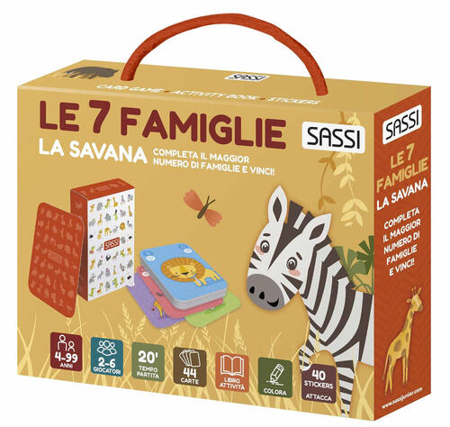 La Savana. Le 7 Famiglie. Valigetta Con Carte E Stickers. Ediz. A Colori. Con