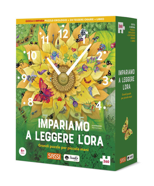 Impariamo A Leggere L'ora. Gioca E Impara. Con 24 Tessere Orarie. Con Puzzle P