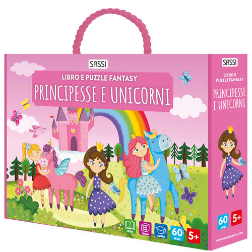 Principesse E Unicorni. Libro E Puzzle Fantasy. Con Puzzle Sassi 2024