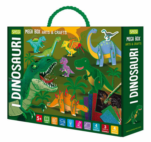 I Dinosauri. Mega Box Arts & Crafts. Ediz. A Colori. Con Prodotti Vari Sassi 2