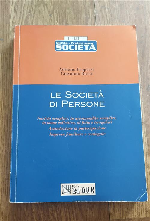 Le Società Di Persone