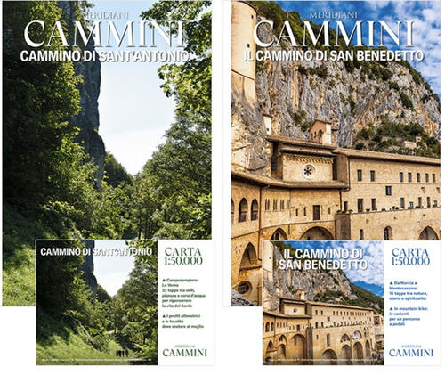 Il Cammino Di Sant'antonio-Il Cammino Di San Benedetto. Con Carta Geografica E