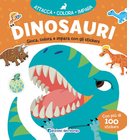 Dinosauri. Gioca, Colora E Impara Con Gli Sticker. Ediz. A Colori Bonui Lee Ed