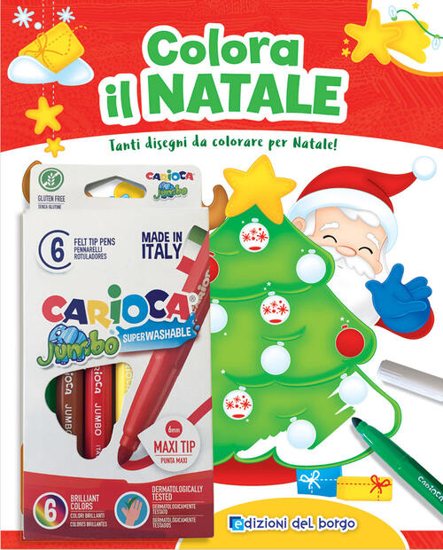 Colora Il Natale. Tanti Disegni Da Colorare Per Natale! Ediz. A Colori. Con 6