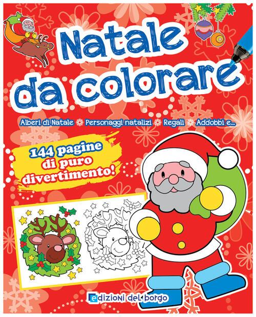 Natale Da Colorare Edizioni Del Borgo 2024