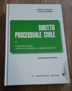 Crisanto Mandrioli Diritto Processuale Civile 3 G. Giappichelli Editore