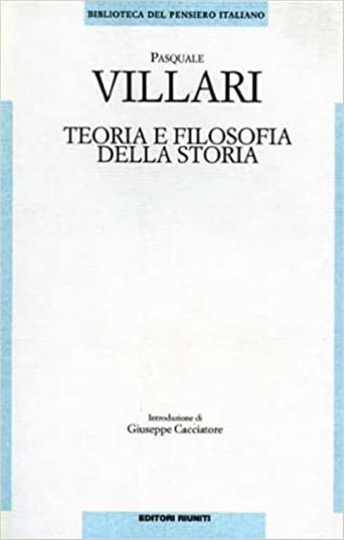 Teoria E Filosofia Della Storia