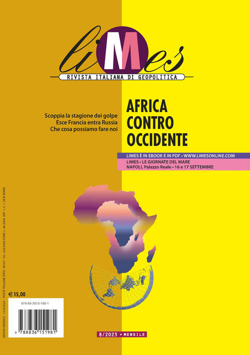 Limes. Rivista Italiana Di Geopolitica (2023). Vol. 8: Africa Contro Occidente