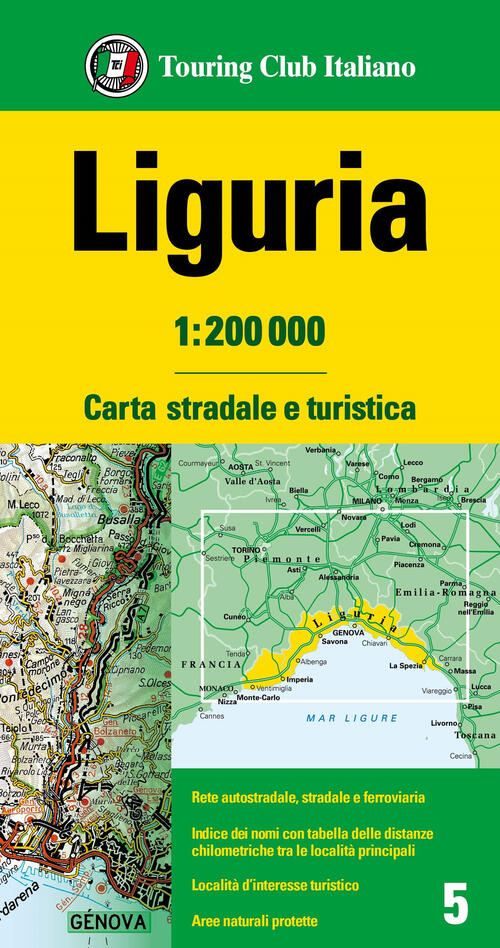 Liguria 1:200.000 Touring 2024