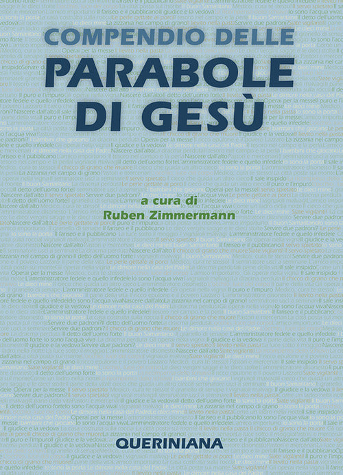 Compendio Delle Parabole Di Gesu Ruben Zimmermann Queriniana 2011