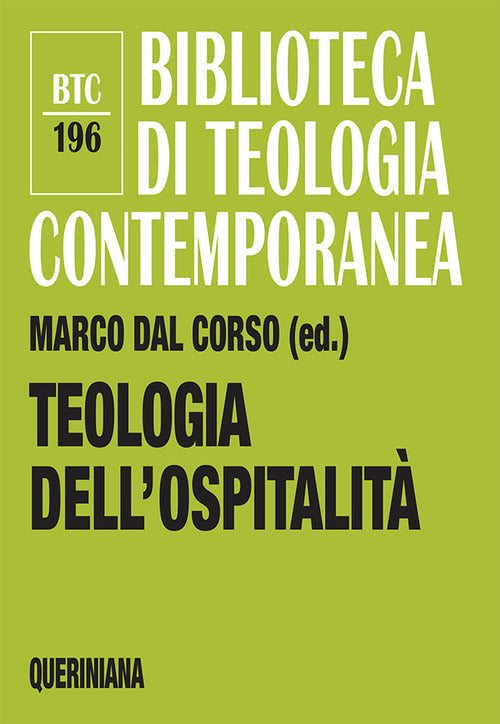 Teologia Dell'ospitalita Marco Dal Corso Queriniana 2019