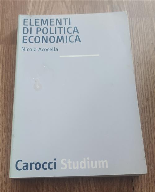 Elementi Di Politica Economica