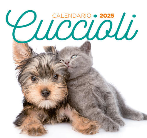 Cuccioli. Calendario 2025 Da Tavolo (17 X 16 Cm) Demetra 2024