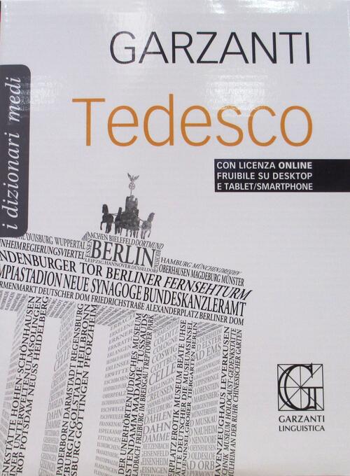 Dizionario Medio Di Tedesco Garzanti Linguistica 2015