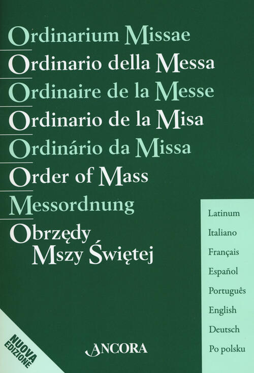 Ordinario Della Messa. Ediz. Multilingue Ancora 2022