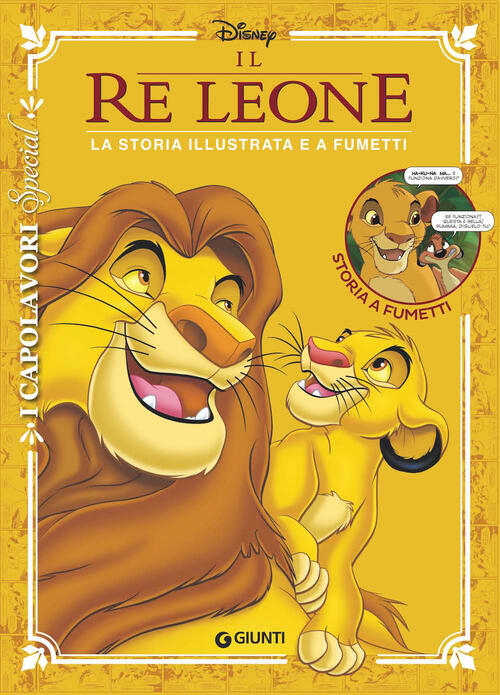 Il Re Leone. La Storia Illustrata E A Fumetti Disney Libri 2019