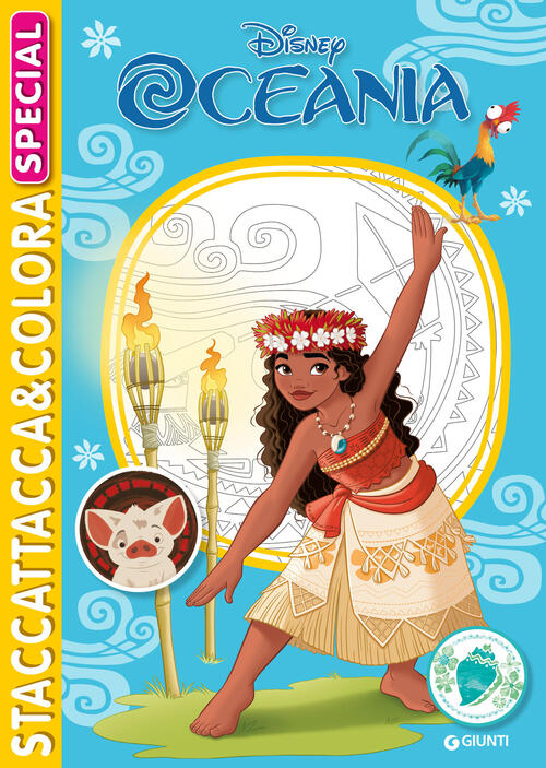 Oceania. Staccattacca&Colora Special. Con Adesivi Disney Libri 2024