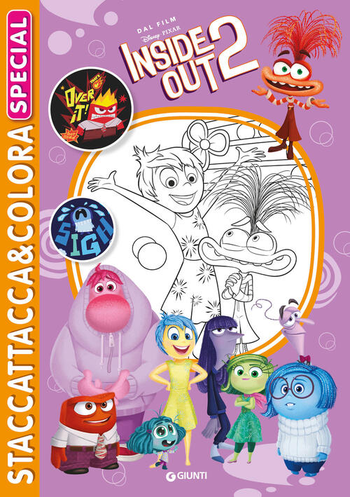 Inside Out 2. Staccattacca&Colora Special. Con Adesivi. Con Adesivi Disney Lib