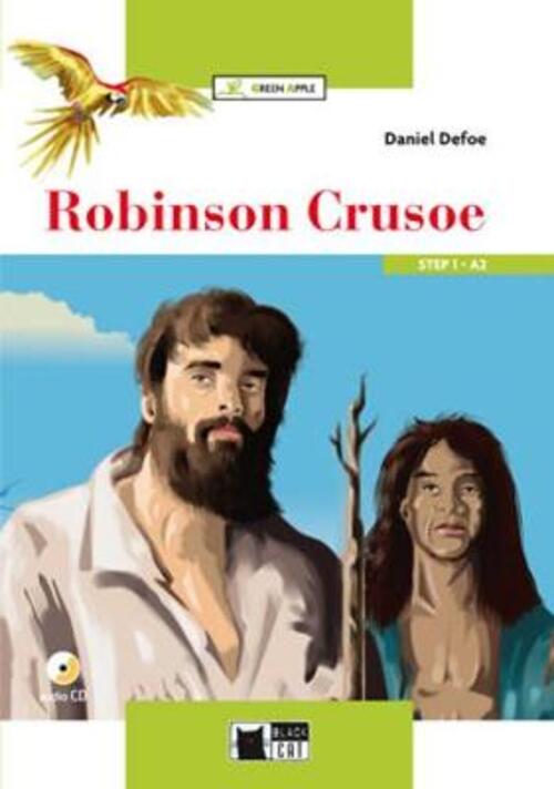 Robinson Crusoe. Livello A2. Con File Audio Mp3 Scaricabili Daniel Defoe Black