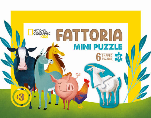 Fattoria Mini Puzzle. 6 Puzzle Sagomati Anna Lang White Star 2024